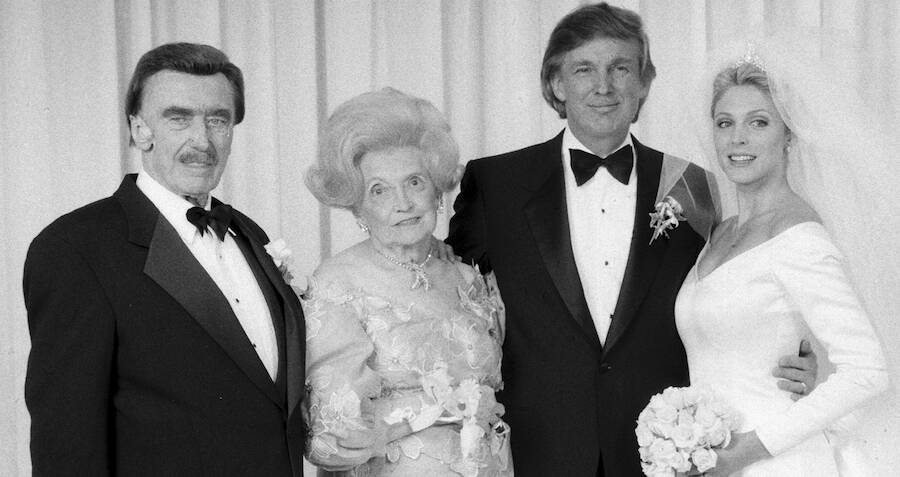 Mary Anne Macleod Trump Wedding Photo 