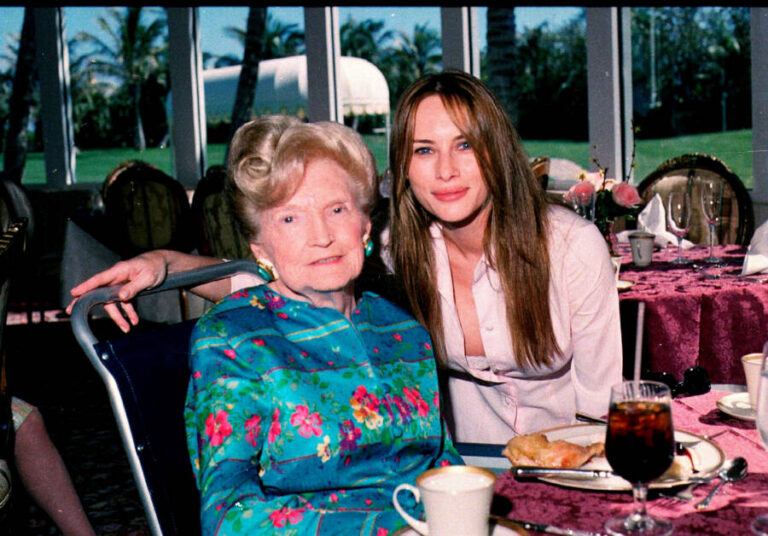 Mary Anne Macleod Trump With Melania Trump 768x536 