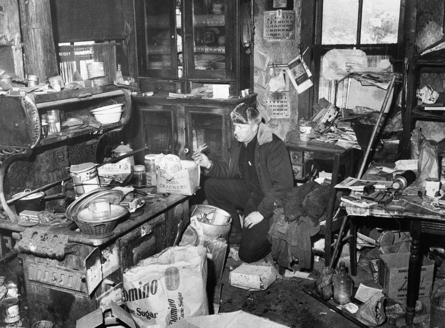 Police Searching Ed Gein's House