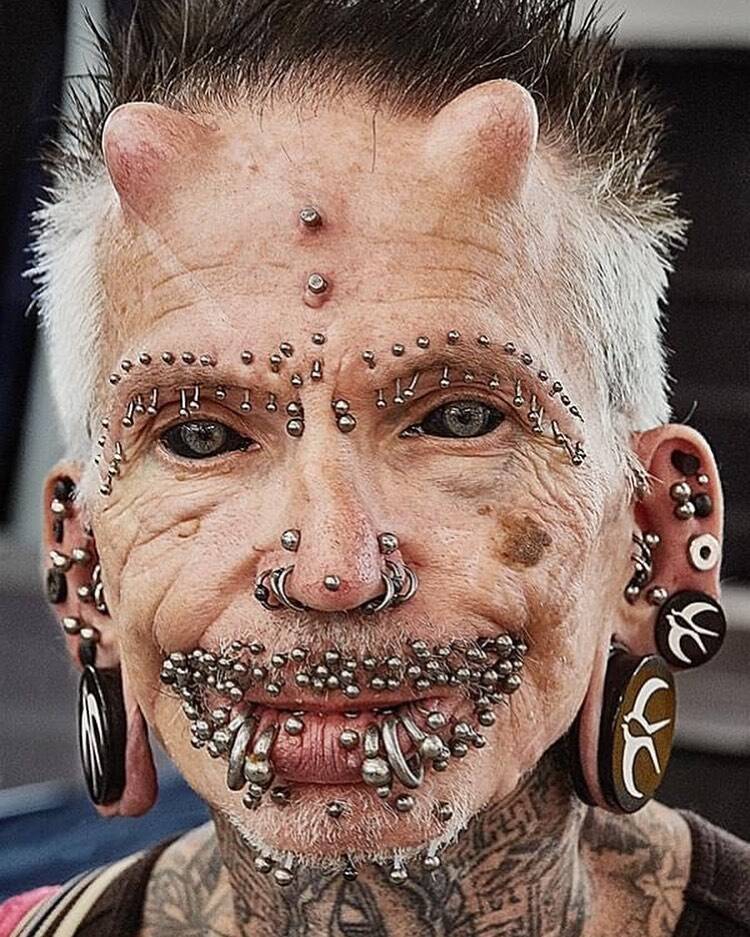 Meet Rolf Buchholz, The World Record Holder For Body Modifications