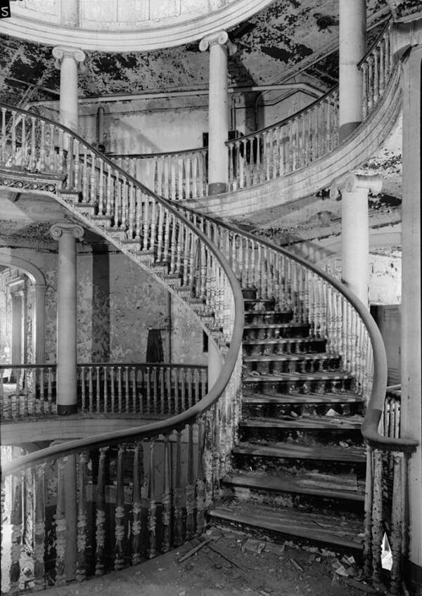 Stairwell Inside Asylum