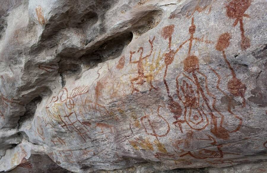 Ancient Rock Art In Colombia