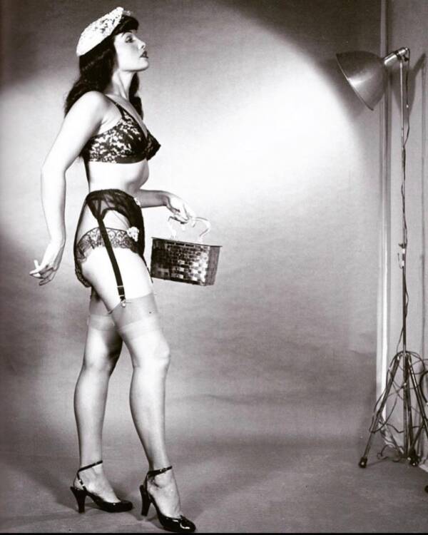 Bettie Page In Lingerie