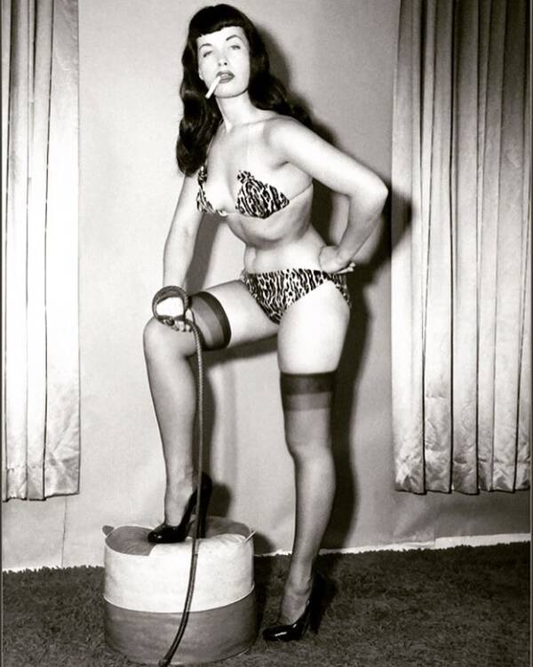 Bettie Page With A Whip