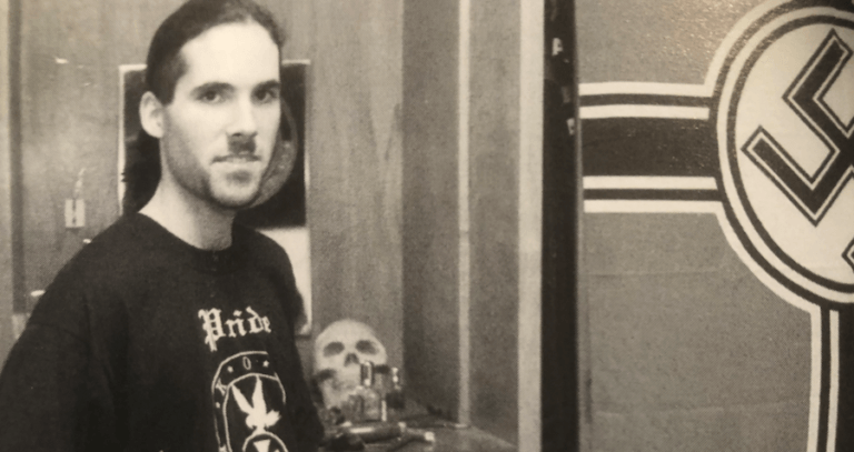 Davis Hawke With Hitler Mustache