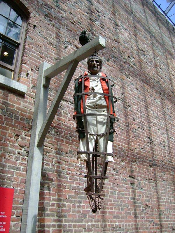 English Gibbet On Display