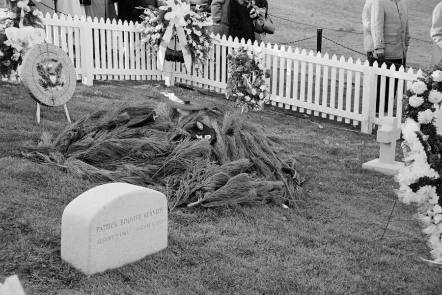 Grave Of Patrick Bouvier Kennedy