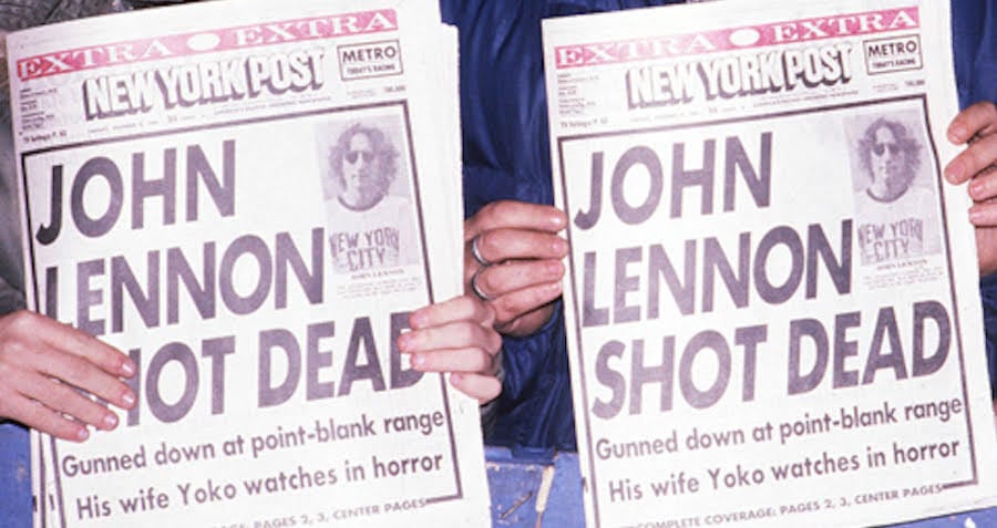 40 Years Ago Remembering The Death Of John Lennon - Vrogue