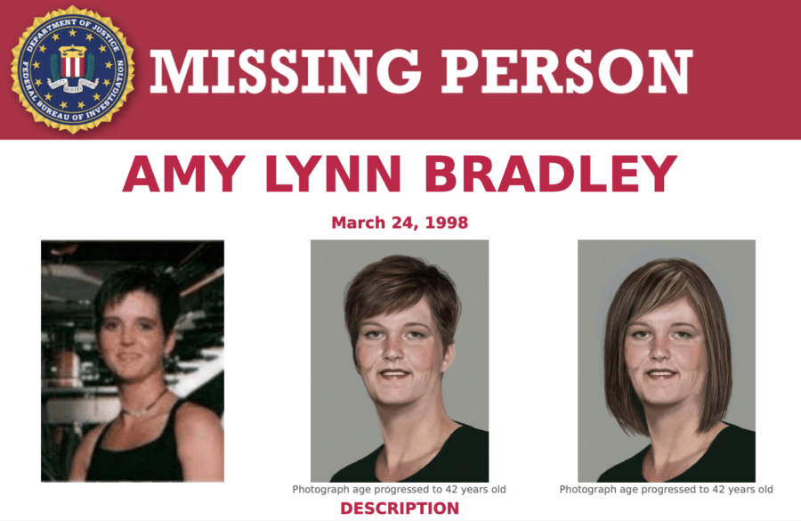Missing Persons Poster For Amy Lynn Bradley