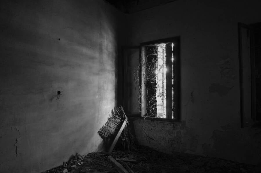 Abandoned Hospital In Poveglia Window