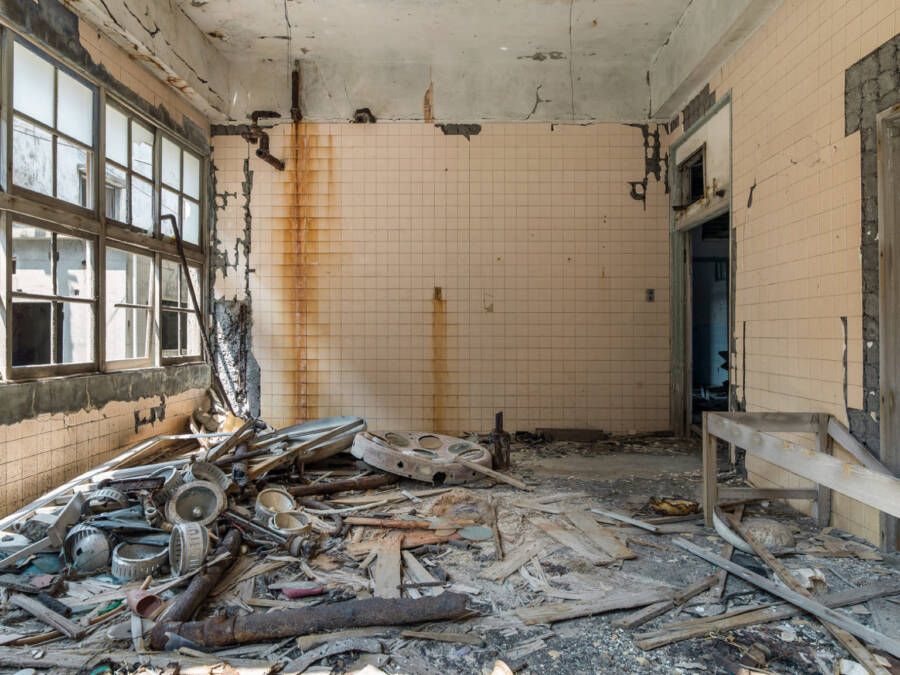 Abandoned Hospital Room On Hashima