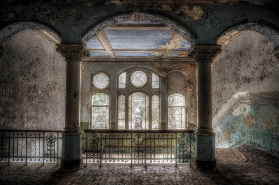 Beelitz Heilstätten Staircase From Upstairs