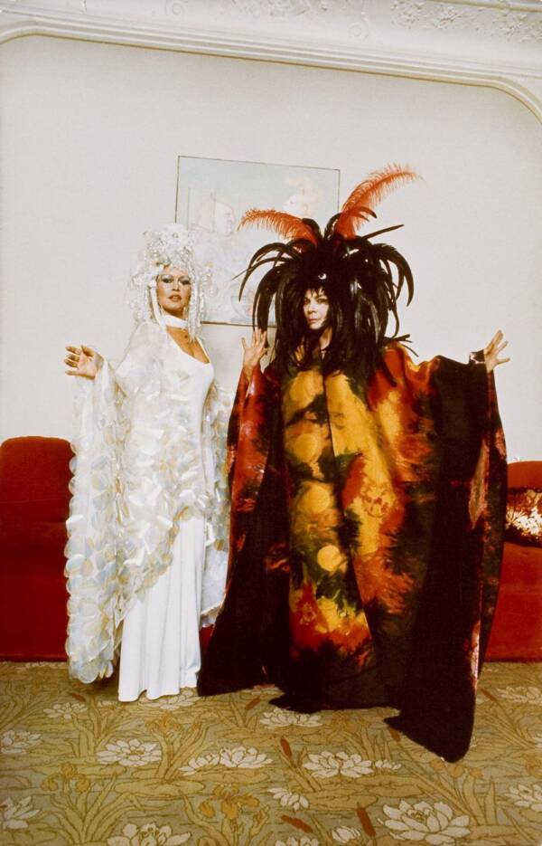 Brigitte Bardot And Leonor Fini Before Rothschild Party