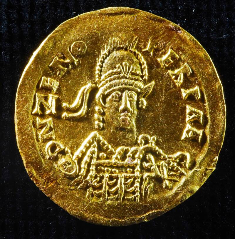 Coin Depicting Emperor Zeno