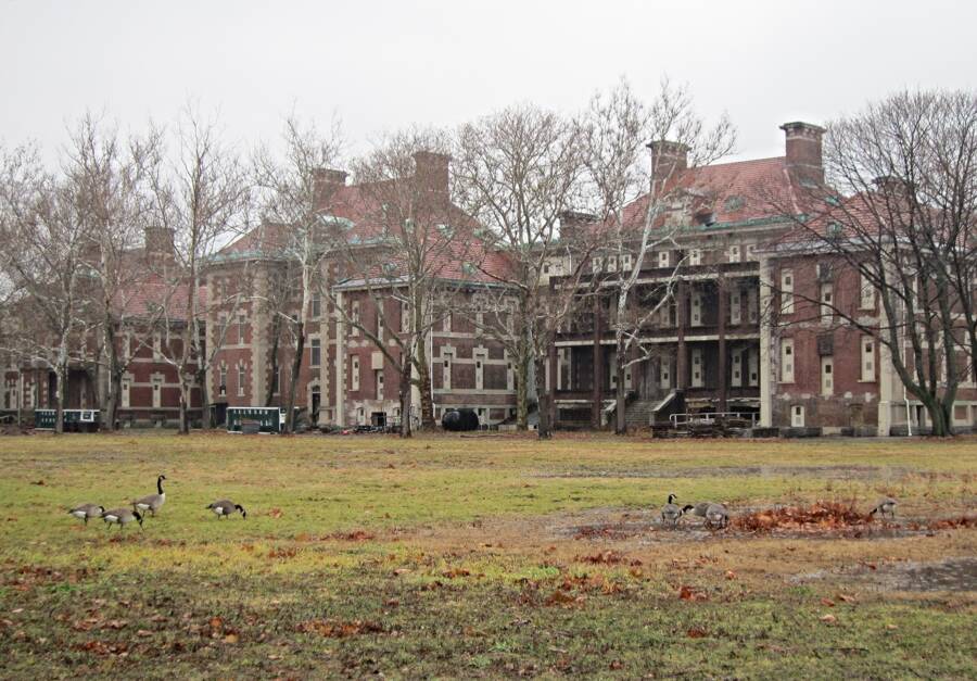 Ellis Island Immigration Hospital From Afar