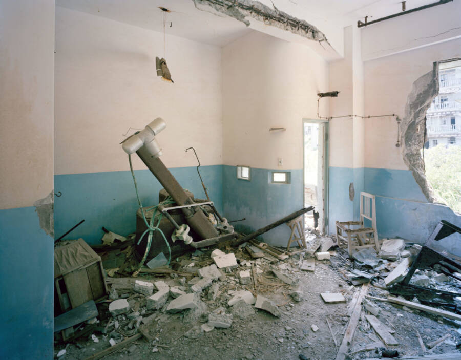 Garbage In Abandoned Hospital Of Hashima