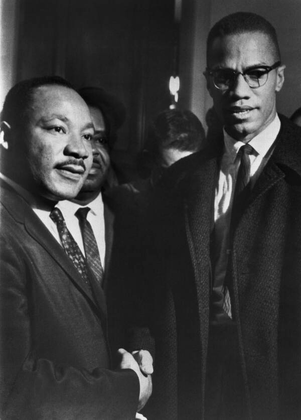 Malcolm X And Martin Luther King In 1964