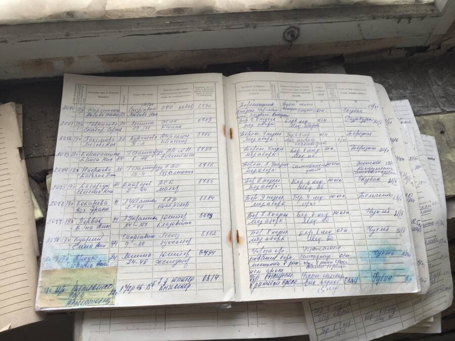 Maternity Ward Documents From Abandoned Hospital Pripyat