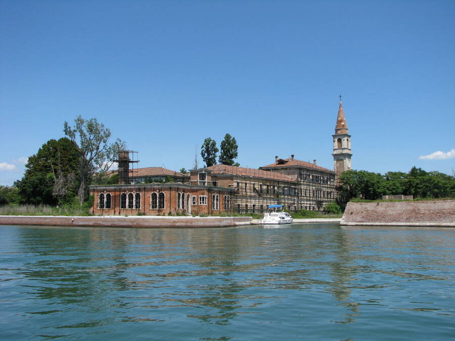 Poveglia Hospital From A Boat