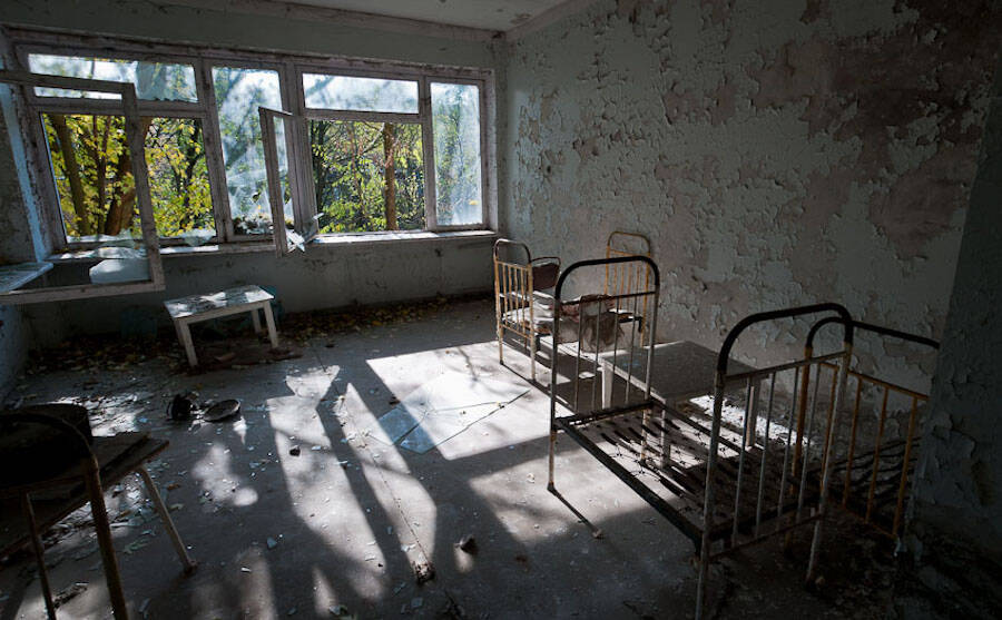Pripyat Abandoned Hospital Room