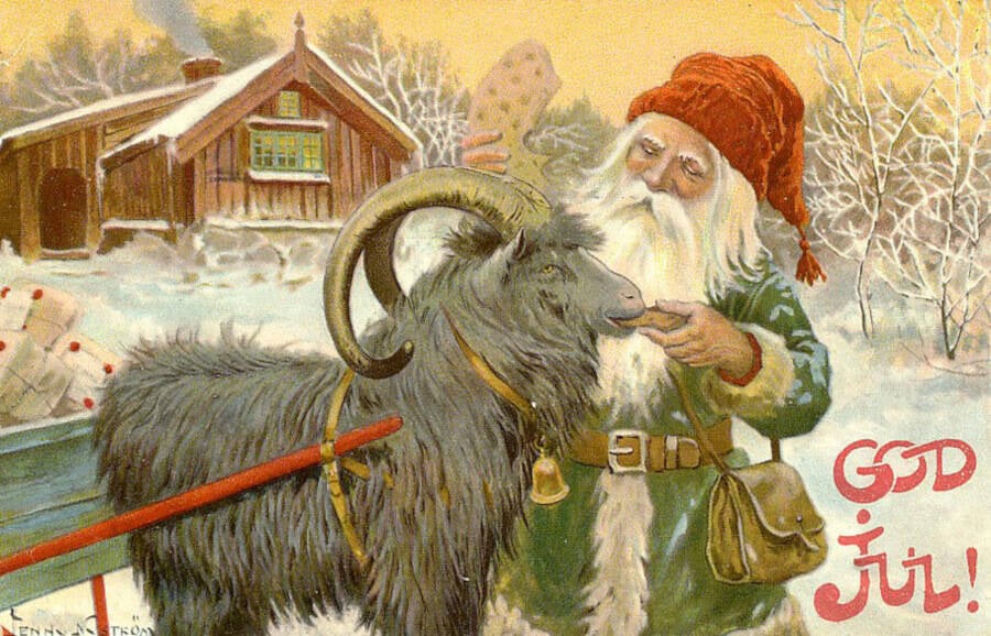 Modern Viking Christmas Card