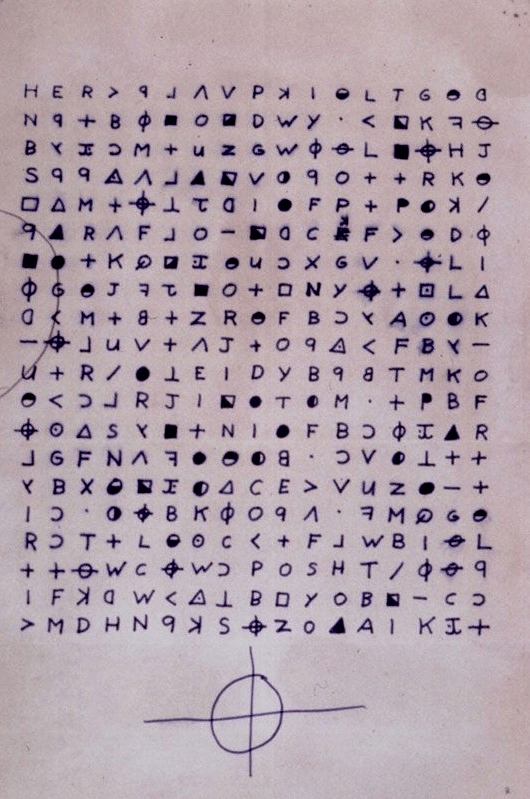 Zodiac Killer 340 Cipher