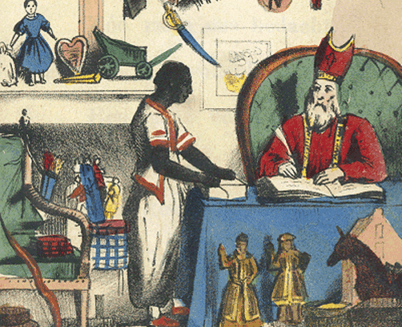 Zwarte Piet And Sinterklaas