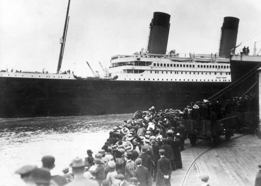 Crowds At Titanic Launch