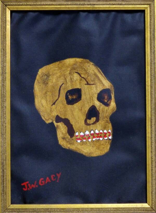 John Wayne Gacy Paintings Of Skulls