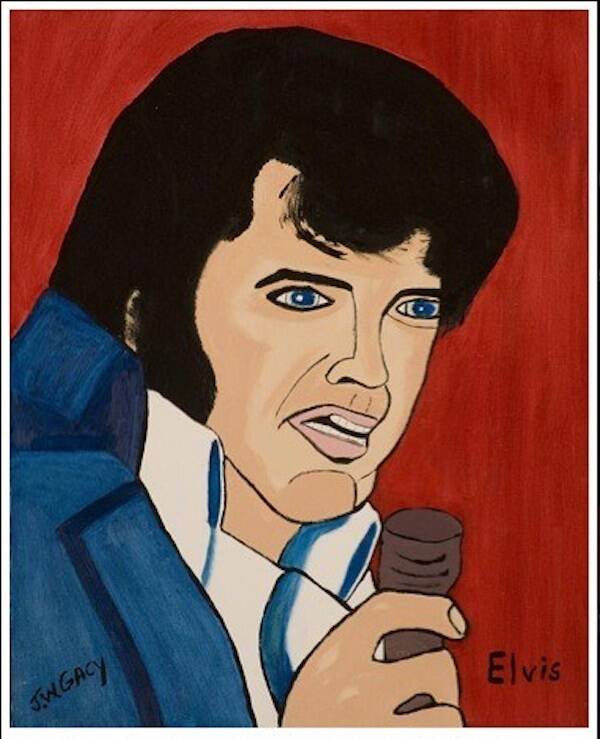 John Wayne Gacy Painting Of Elvis