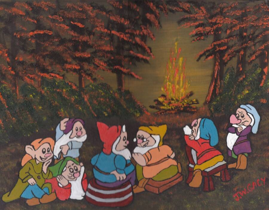 John Wayne Gacy Painting Of Dwarfs