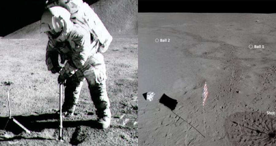 Golf Ball Alan Shepard Sent Flying On The Moon Found 50 Years Later
