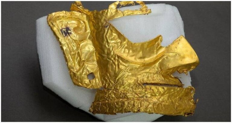 Gold Mask Cleaned Up