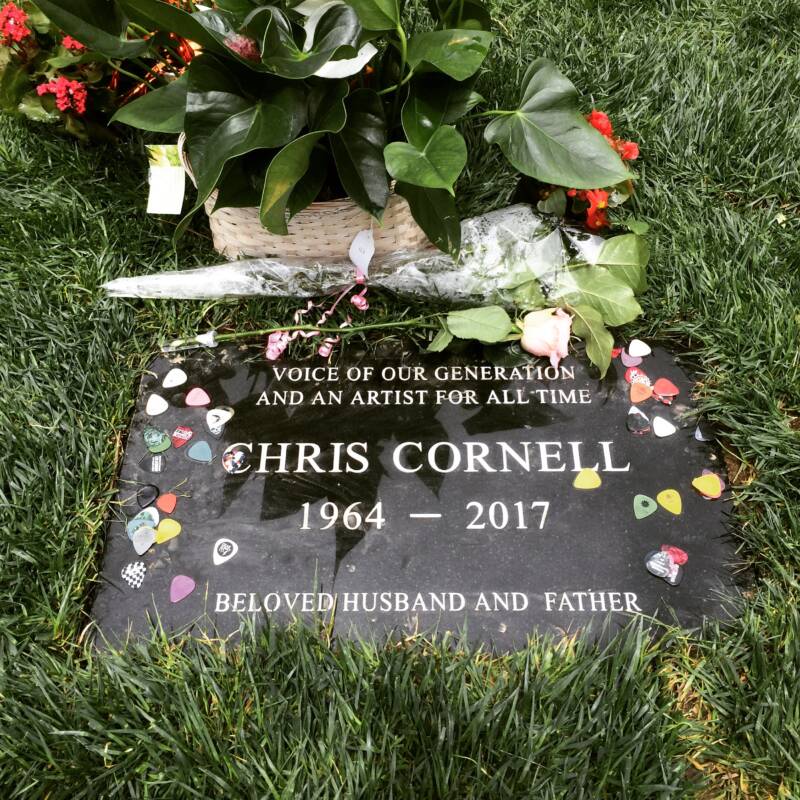 Chris Cornell Gravestone