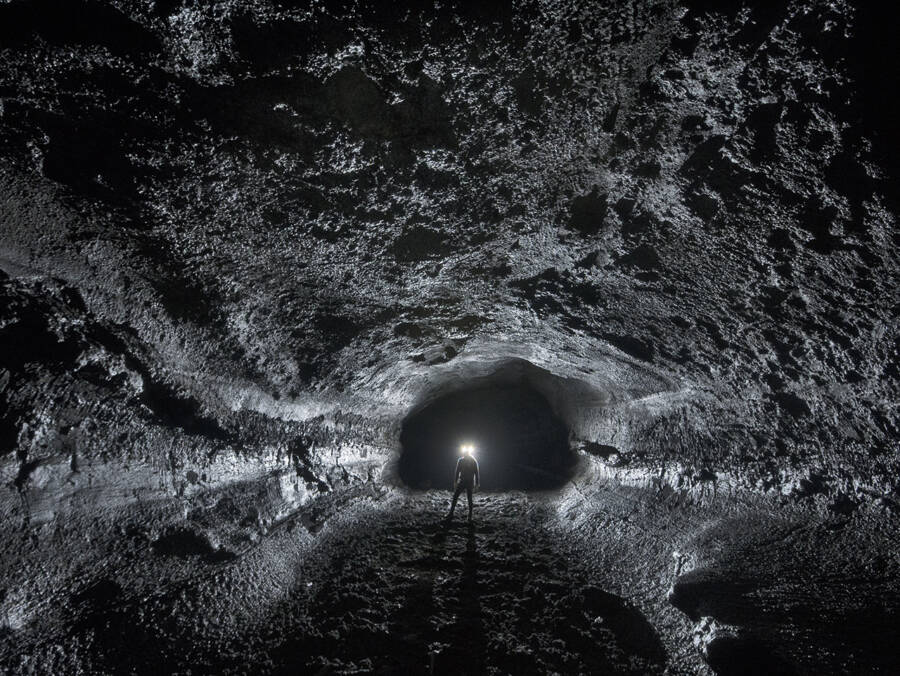 Surtshellir Cave Tunnel