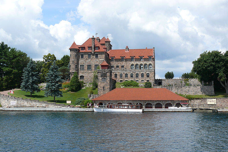 Singer Castle From Behind