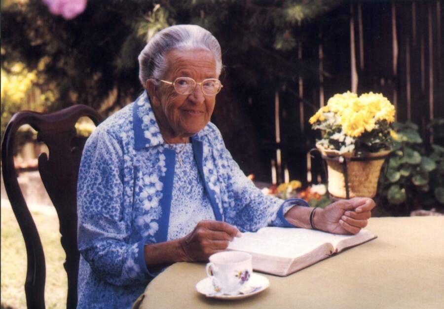 Yad Vashem/The World Holocaust Remembrance Center Corrie ten Boom lived to the age of 91.
