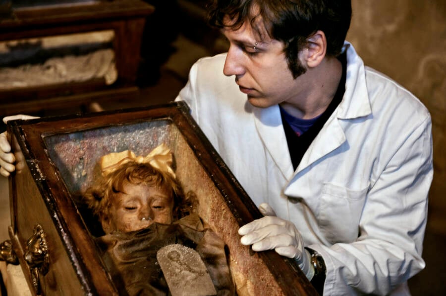 The Mystery Of Rosalia Lombardo, The Child Mummy Who Appears To Open And Close Her Eyes
