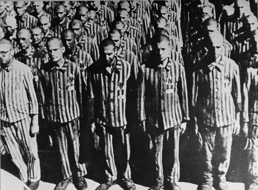 United States Holocaust Memorial Museum Dutch Jews at the Buchenwald concentration camp in February 1941.