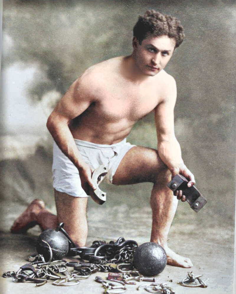 Harry Houdini Colorized Portraits