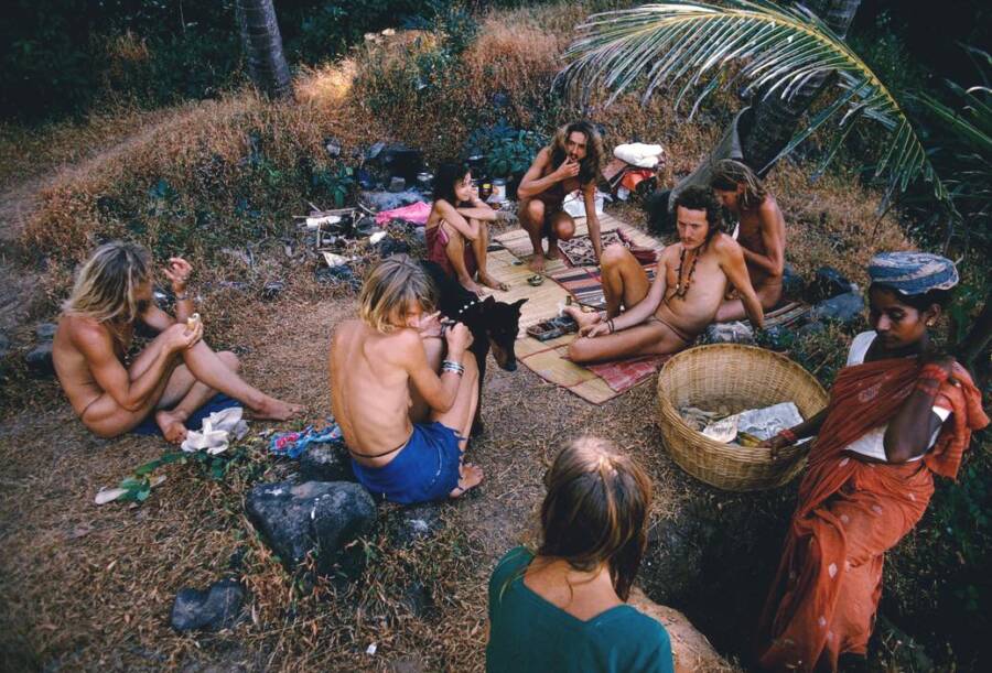 Hippies At Vagator Beach