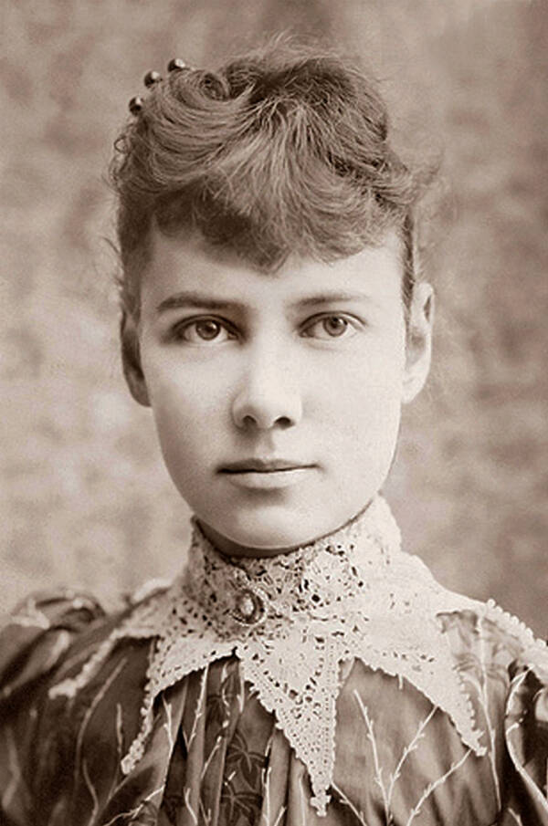 Nelly Bly In Black And White