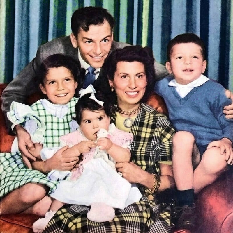 Frank Sinatra And Family