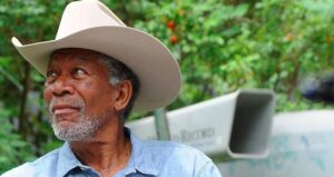 Morgan Freeman In Cowboy Hat