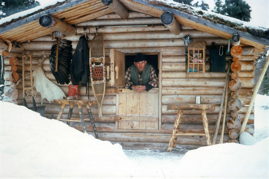 Dick Proenneke In His Cabin