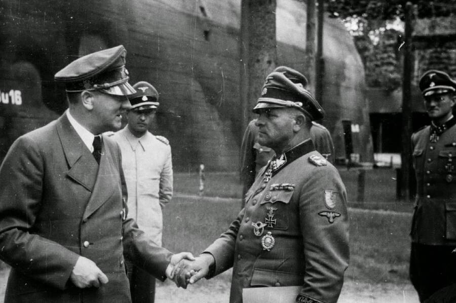 Adolf Hitler en Wolfsschanze