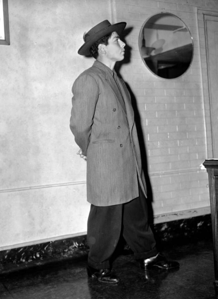 Arrested Man In Zoot Suit