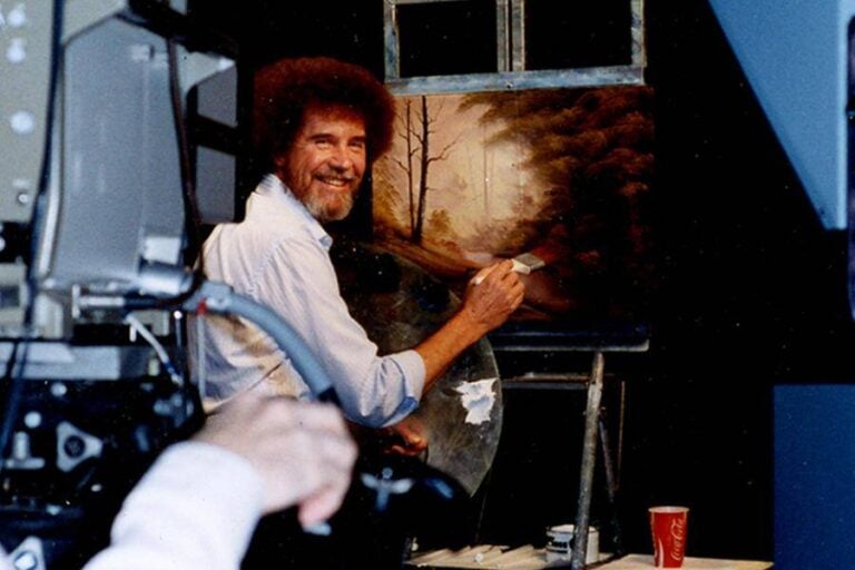 Steve Ross Bob Ross Son Who S Carrying On His Father S Legacy   Bob Ross On Set 768x512 