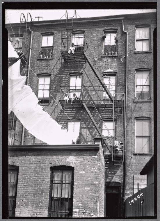 Children On Fire Escapes