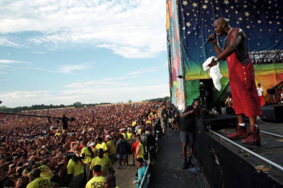 Dmx Performing At Woodstock 99